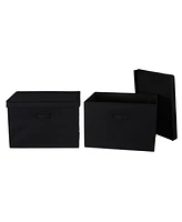 Household Essentials Wide Storage Box with Lid