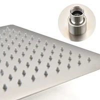 Ceiling Mounted Shower System Combo Set With Handheld And 16" Shower Head 001
