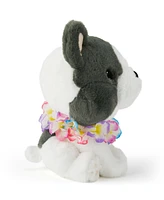 Geoffrey's Toy Box 10" Plush French Bull Dog with Lei, Created for Macy's