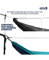 Eno SuperNest Sl Hammock - 1 to 2 Person Backyard Hammock - Outdoor Patio Furniture for Backyard, Lawn, or Balcony