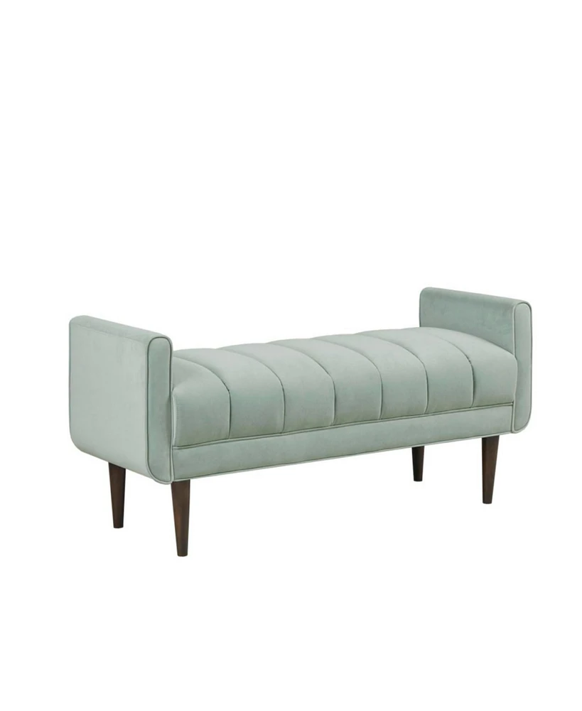 Simplie Fun Linea Upholstered Modern Accent Bench