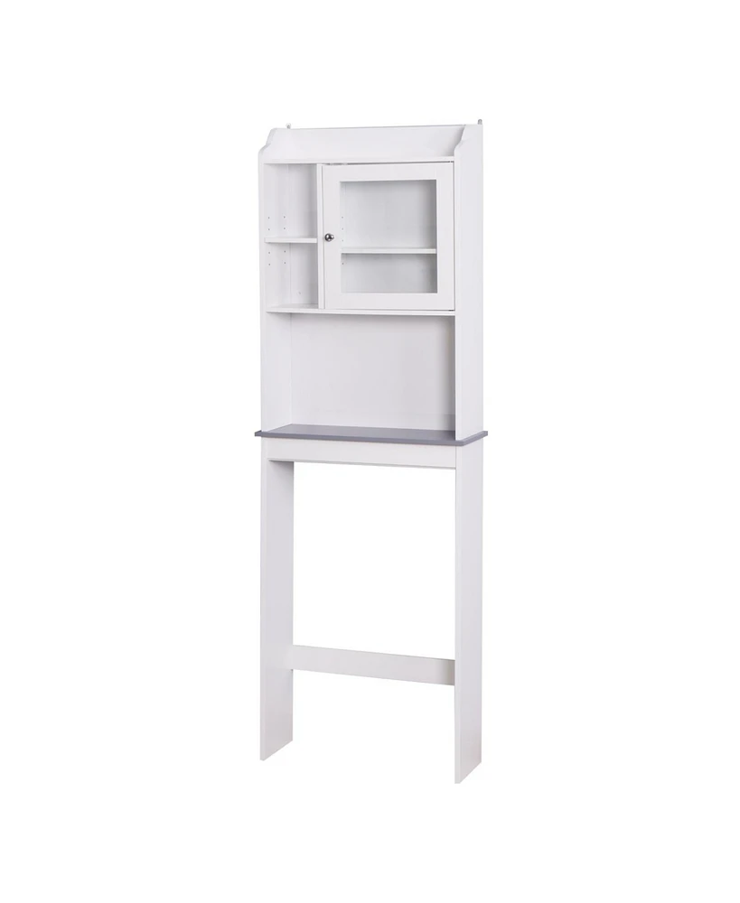 Streamdale Furniture Modern Over The Toilet Space Saver Organization Wood Storage Cabinet For Home, Bathroom