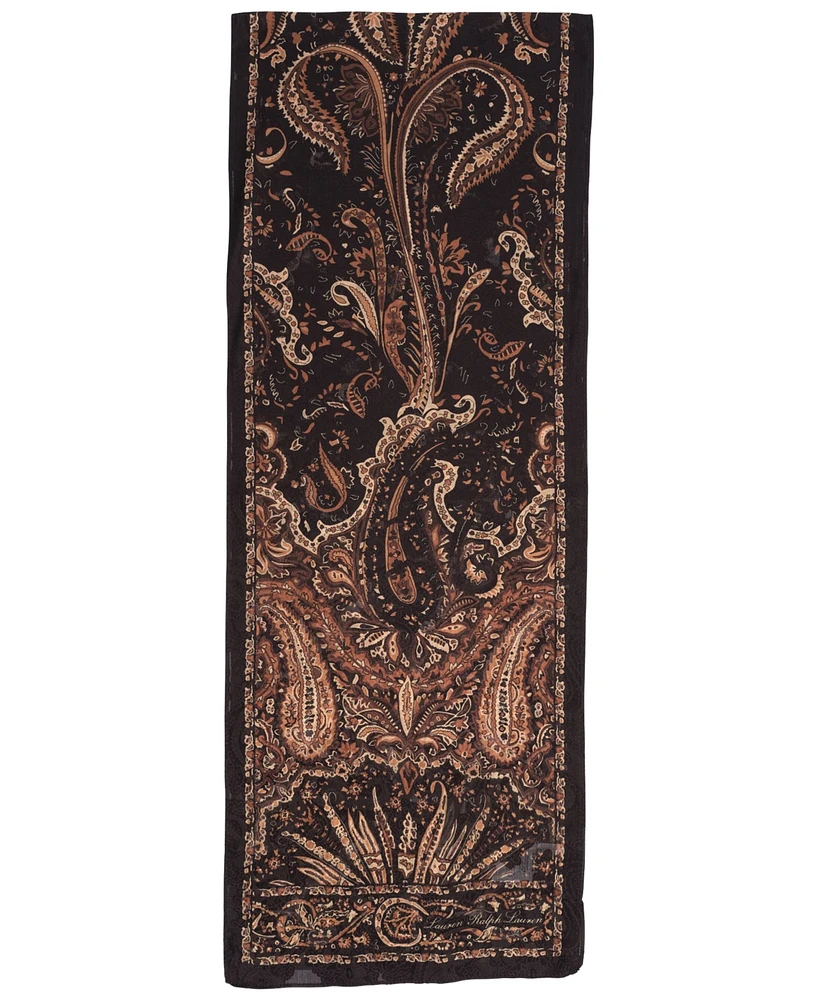 Lauren Ralph Paisley Oblong Scarf