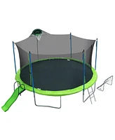 Streamdale Furniture Outdoor Fun Pack: Trampoline, Football Goal, Backboard