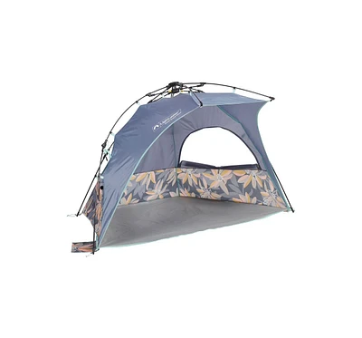 ECR4Kids Lightspeed Outdoors Pop-Up Beach Sun Shade, Quick Shelter, Vintage Floral