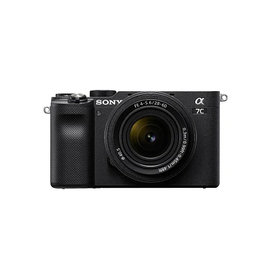 Sony Alpha a7C Full-Frame Compact Mirrorless Camera with Fe 28-60mm Lens (Black)