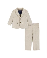 Andy & Evan Baby Boys Chambray Stripe Suit Set