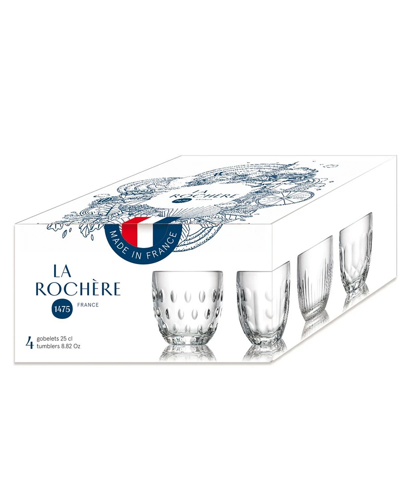 La Rochere 8 oz Assorted Tumblers - Set of 4