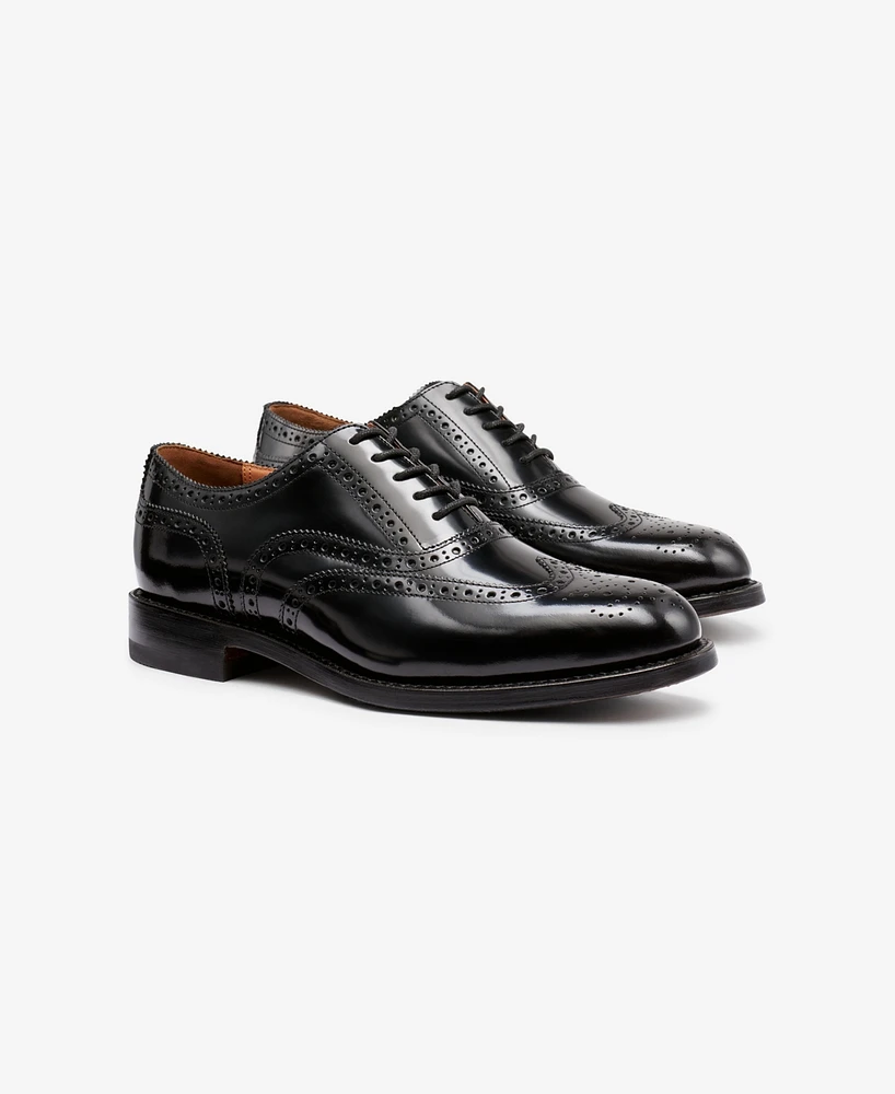 G.h.bass Men's Monogram Double Brogue Wingtip Derby Dress Shoes