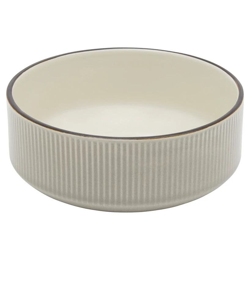 Baum Leon Grey 16 Pc. Dinnerware Set, Service for 4