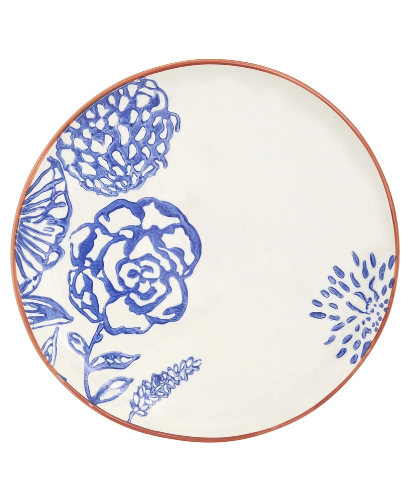 Baum Brevir Floral 16 Pc. Dinnerware Set, Service for 4