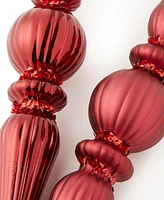 Holiday Lane Royal Holiday Plastic Ribbed Finial Ornaments, Set of 5, Exclusively at Macy's