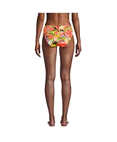 Lands' End Women's Chlorine Resistant Classic Mid Waist Bikini Bottoms