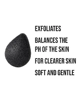 Pursonic Natural Bamboo Charcoal Konjac Sponge 10-Pack