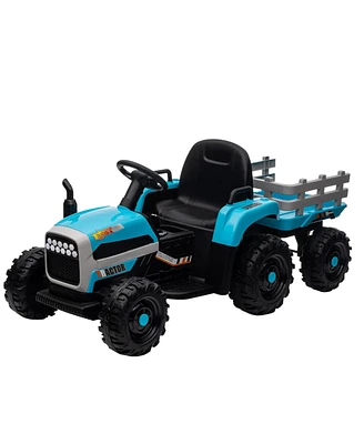 Simplie Fun 12V Electric Tractor Toy with Remote Control