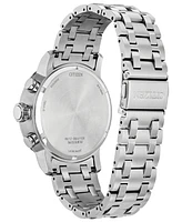 Citizen Eco-Drive Men's Chronograph Weekender Stainless Steel Bracelet Watch 44mm