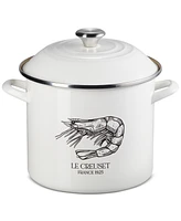 Le Creuset Enamel-on-Steel 10-Qt. Covered Shrimp Seafood Stockpot