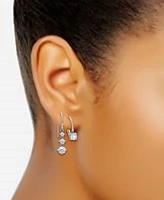 Giani Bernini 2-Pc. Set Cubic Zirconia Leverback & Dangle Drop Earrings in Sterling Silver, Created for Macy's