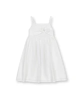 Hope & Henry Toddler Girls Sleeveless Bow Front Linen Sundress