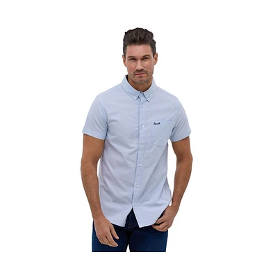 Bench Dna Men's Bowdon Short Sleeve Oxford Shirt