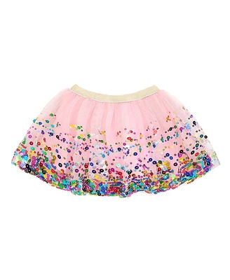 Sweet Wink Little and Big Girls Pink Confetti Tutu Skirt