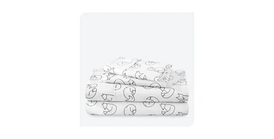 Bare Home Ultra-Soft Double Brushed Seasonal Print Sheet Set