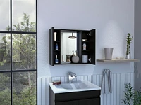 Ellegrini 1-Drawer Medicine Cabinet Wengue