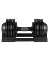 Streamdale Furniture 52Lbs Adjustable Dumbbell Steel And Plastic