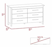 Southington 6-Drawer Rectangle Dresser