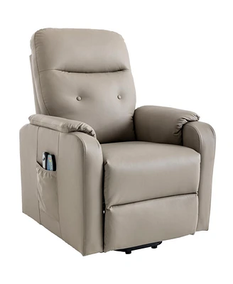 Simplie Fun Electric Power Lift Massage Recliner Chair - Olive