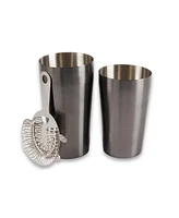 Bey-Berk Gun Metal Cocktail Shaker