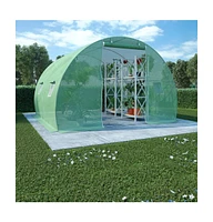 vidaXL Greenhouse 96.9 ft² 118.1"x118.1"x78.7"