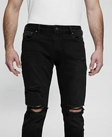 Guess Men's Finnley Black Tapered Jeans