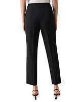 Kasper Petite Dart-Detail Cropped Pants