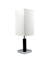 Simplie Fun 26" H Brown Square Wooden Table Lamp (1 Piece) (0.92/5.55)