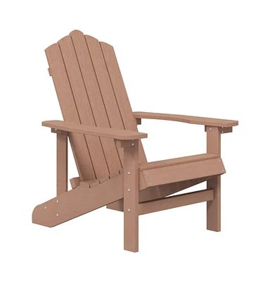 vidaXL Patio Adirondack Chair Hdpe