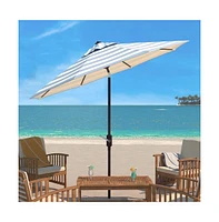 Safavieh Uv Resistant Iris Fashion Line 9Ft Auto Tilt Umbrella