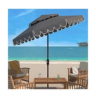 Safavieh Venice 9Ft Rnd Double Top Crank Umbrella