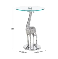 Safavieh Gillard Giraffe Base Accent Table