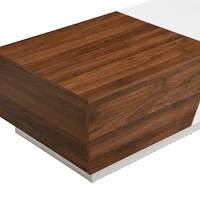 Modern Extendable Sliding Top Coffee Table With Storage