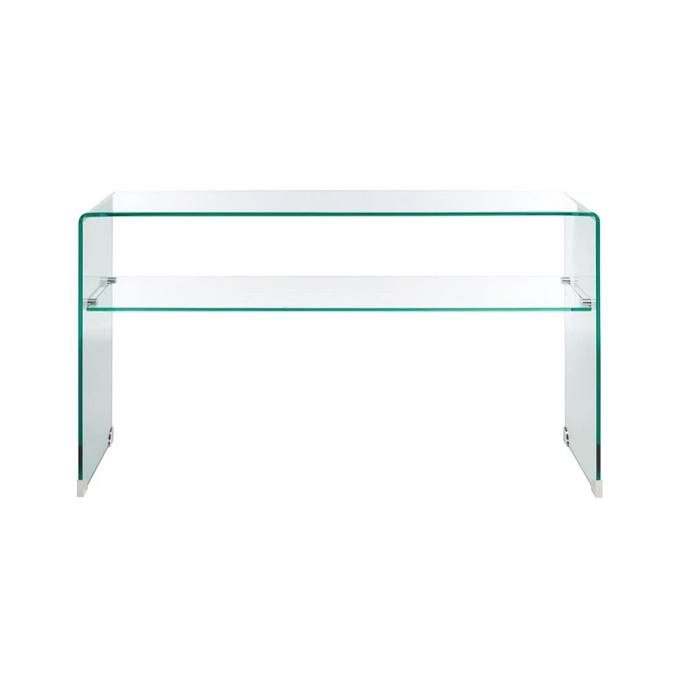 Safavieh Dash Tempered Glass 1 Shelf Console Table