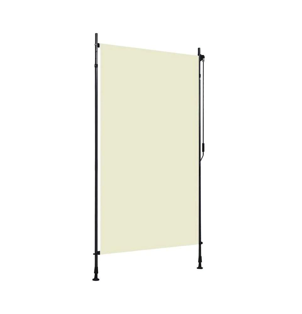 vidaXL Outdoor Roller Blind 47.2"x106.3" Cream