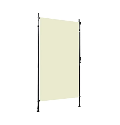 vidaXL Outdoor Roller Blind 47.2"x106.3" Cream