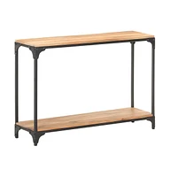 vidaXL Console Table 43.3"x11.8"x29.5" Solid Acacia Wood