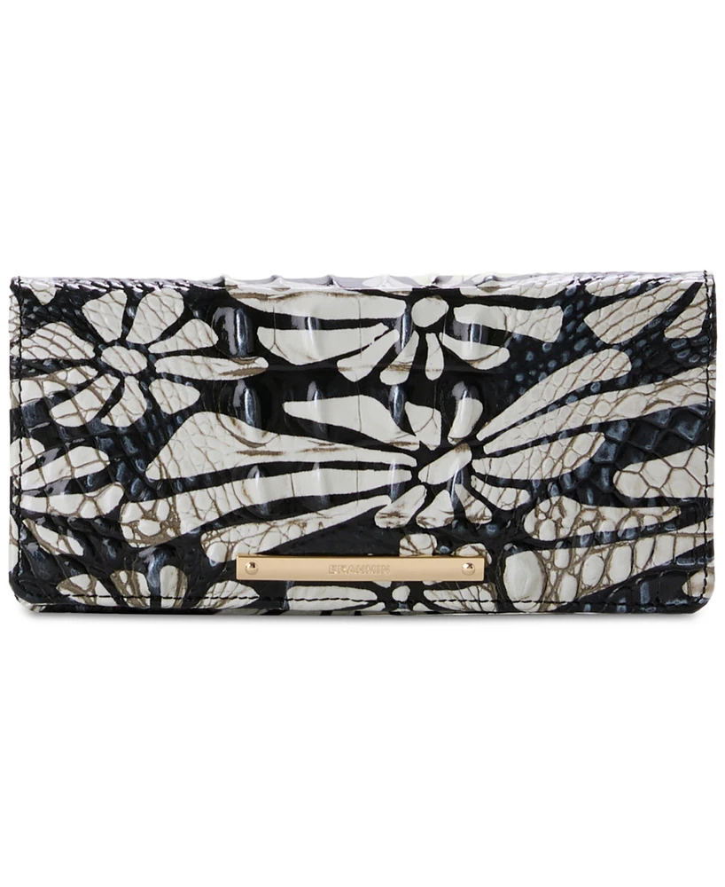 Brahmin Ady Melbourne Embossed Leather Wallet