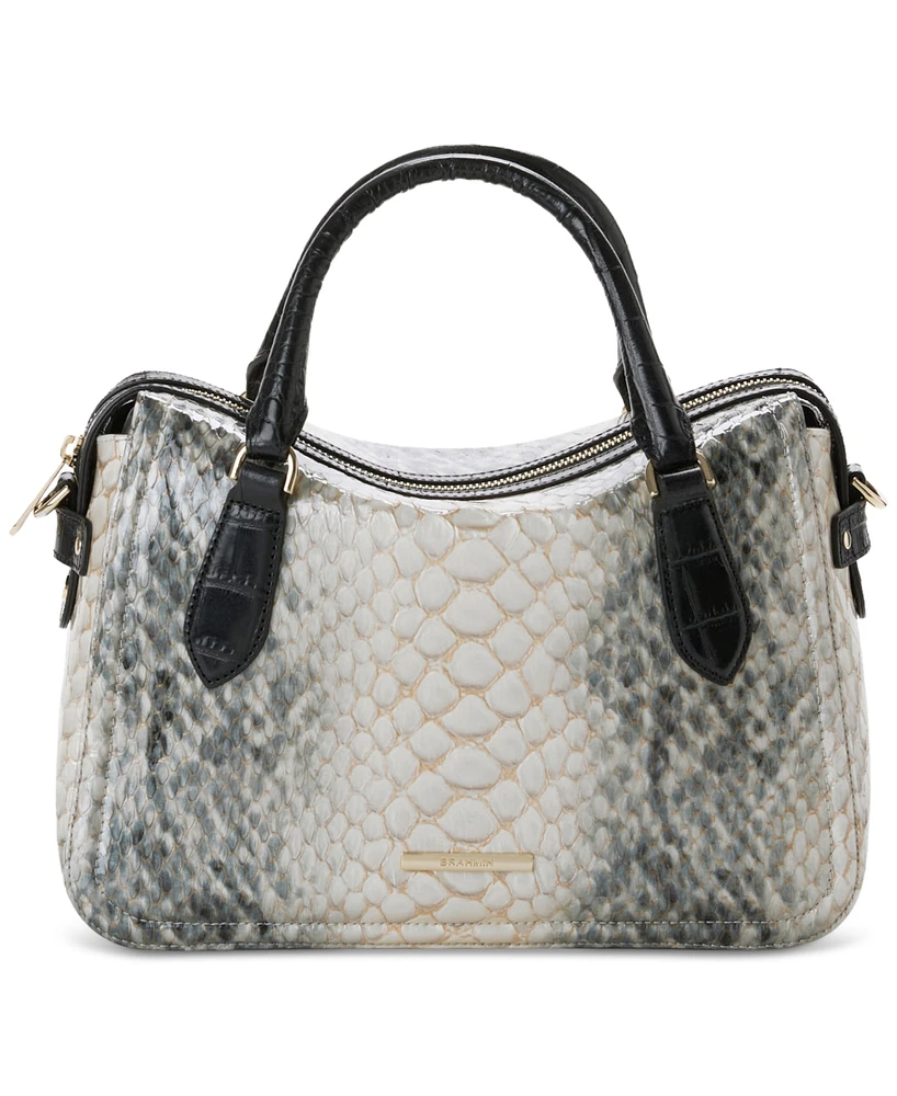 Brahmin Micaela Medium Leather Satchel