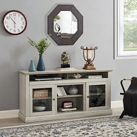 Streamdale Furniture Modern 65" Tv Media Stand, Stone Gray, 60"x15.75"x29"