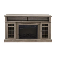 Classic Tv Stand with 23" Fireplace for TVs up to 65"