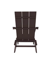 Modern Outdoor Folding Adirondack Chair