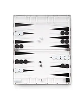 Bey-Berk Acrylic 14" Backgammon Set